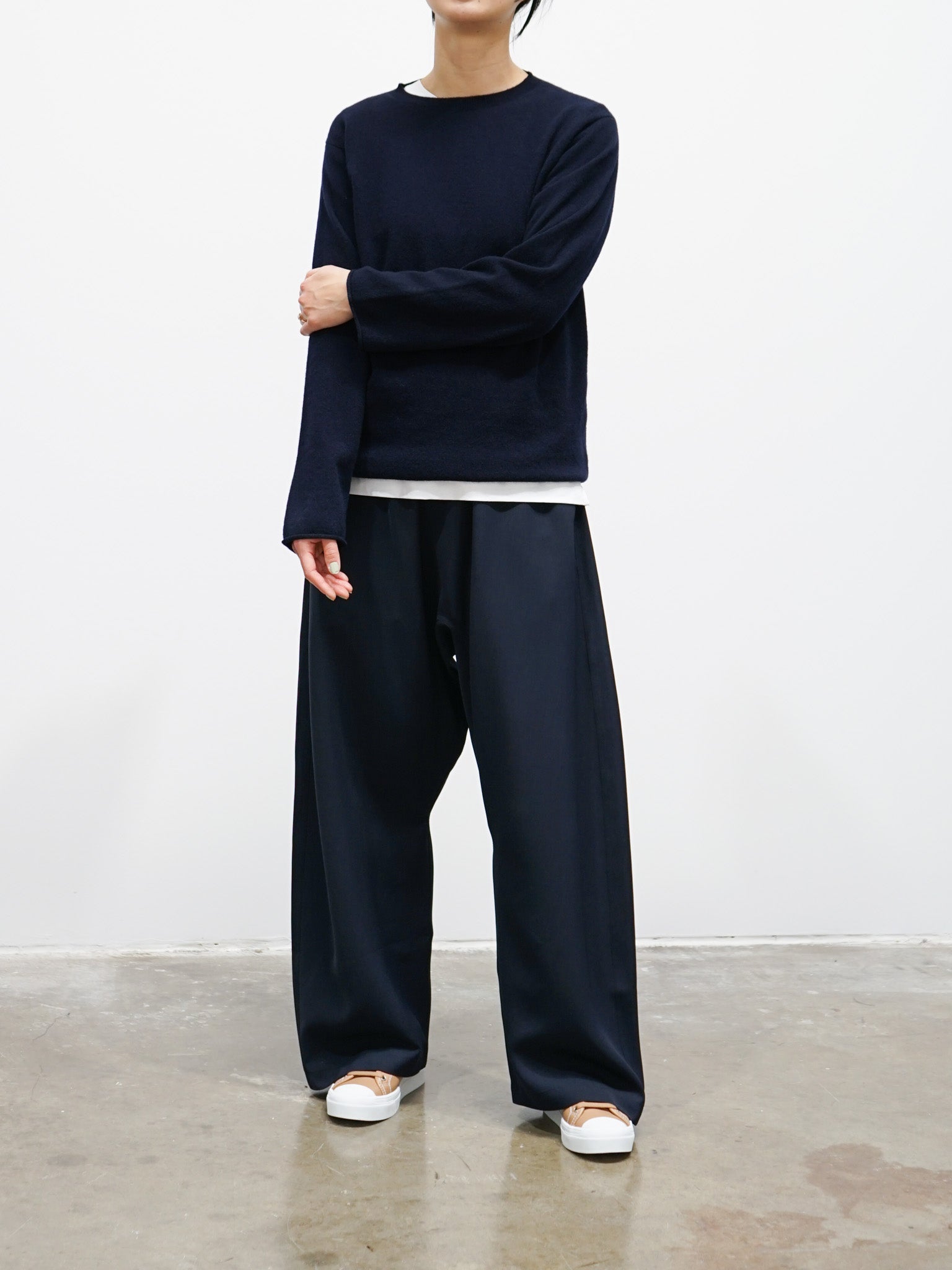 Namu Shop - Sofie D'Hoore Tia Fine Knit Jersey Top - Optical White