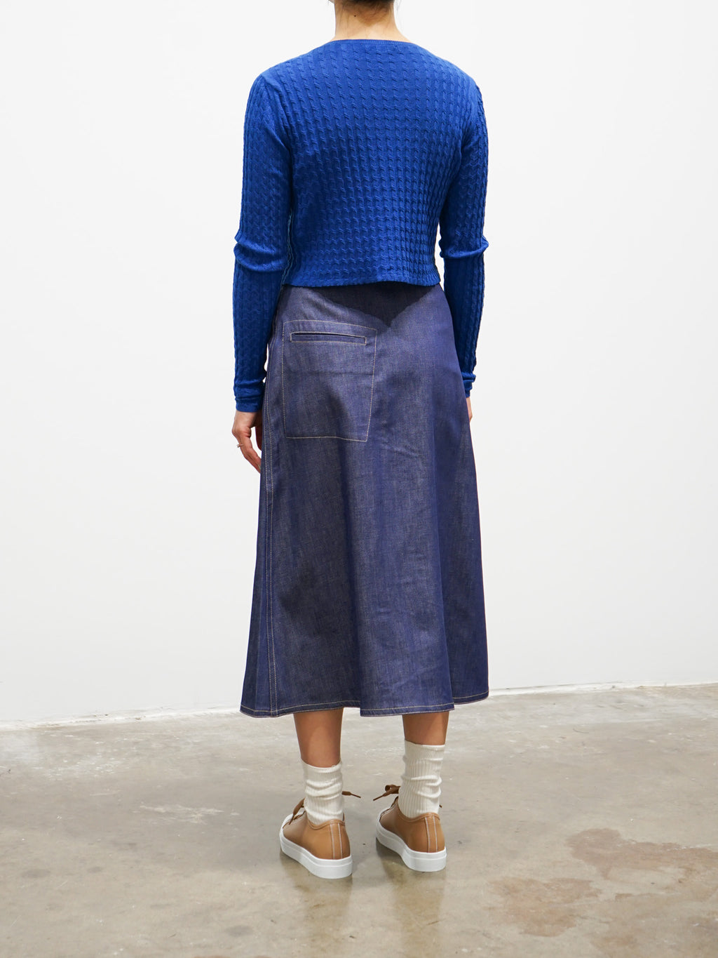 Namu Shop - Sofie D'Hoore Sing Denim Skirt - Indigo