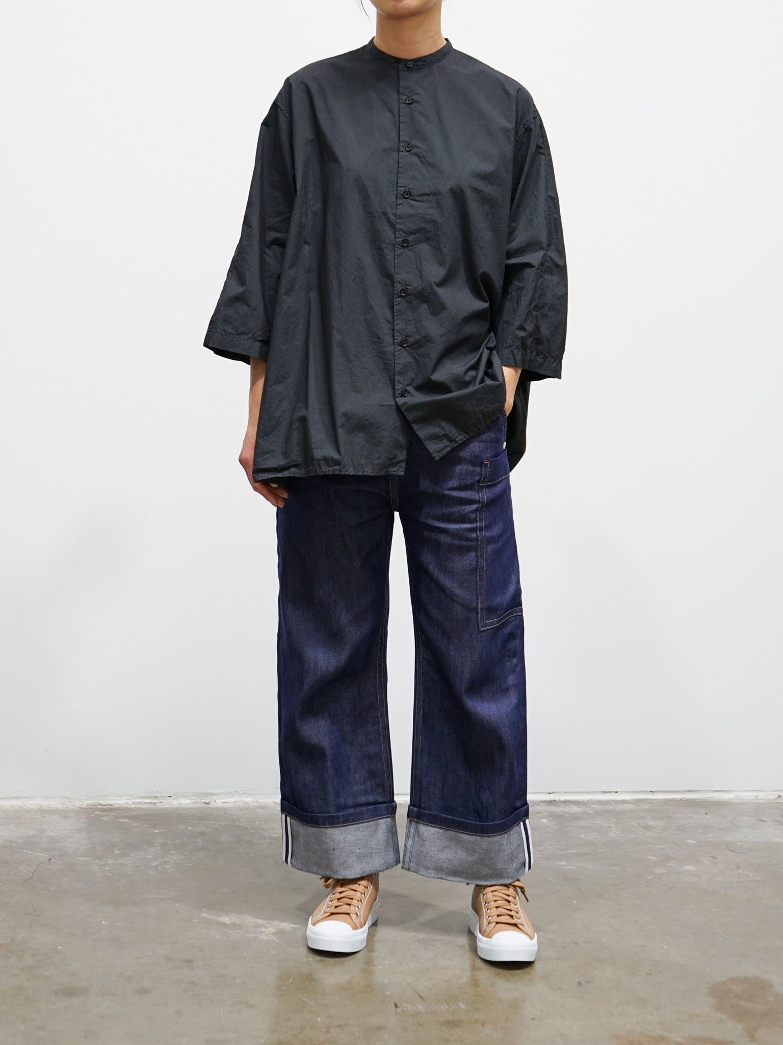 Namu Shop - Sofie D'Hoore Prague Denim Trousers - Indigo