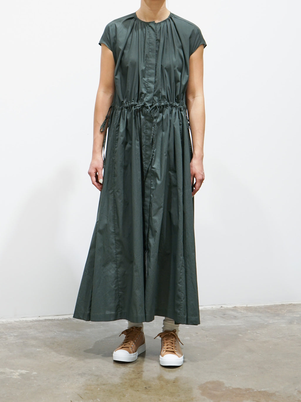 Namu Shop - Toogood The Shrimper Dress - Cotton Lawn Kelp