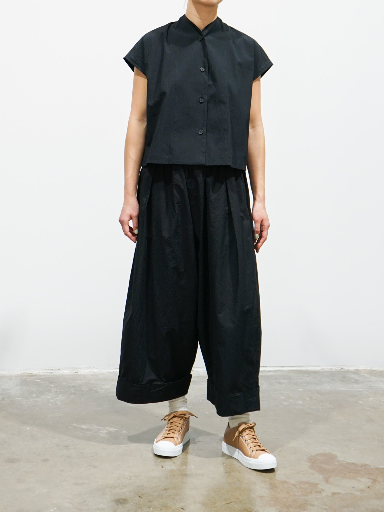 Namu Shop - Toogood The Chandler Shirt - Crinkled Cotton Flint