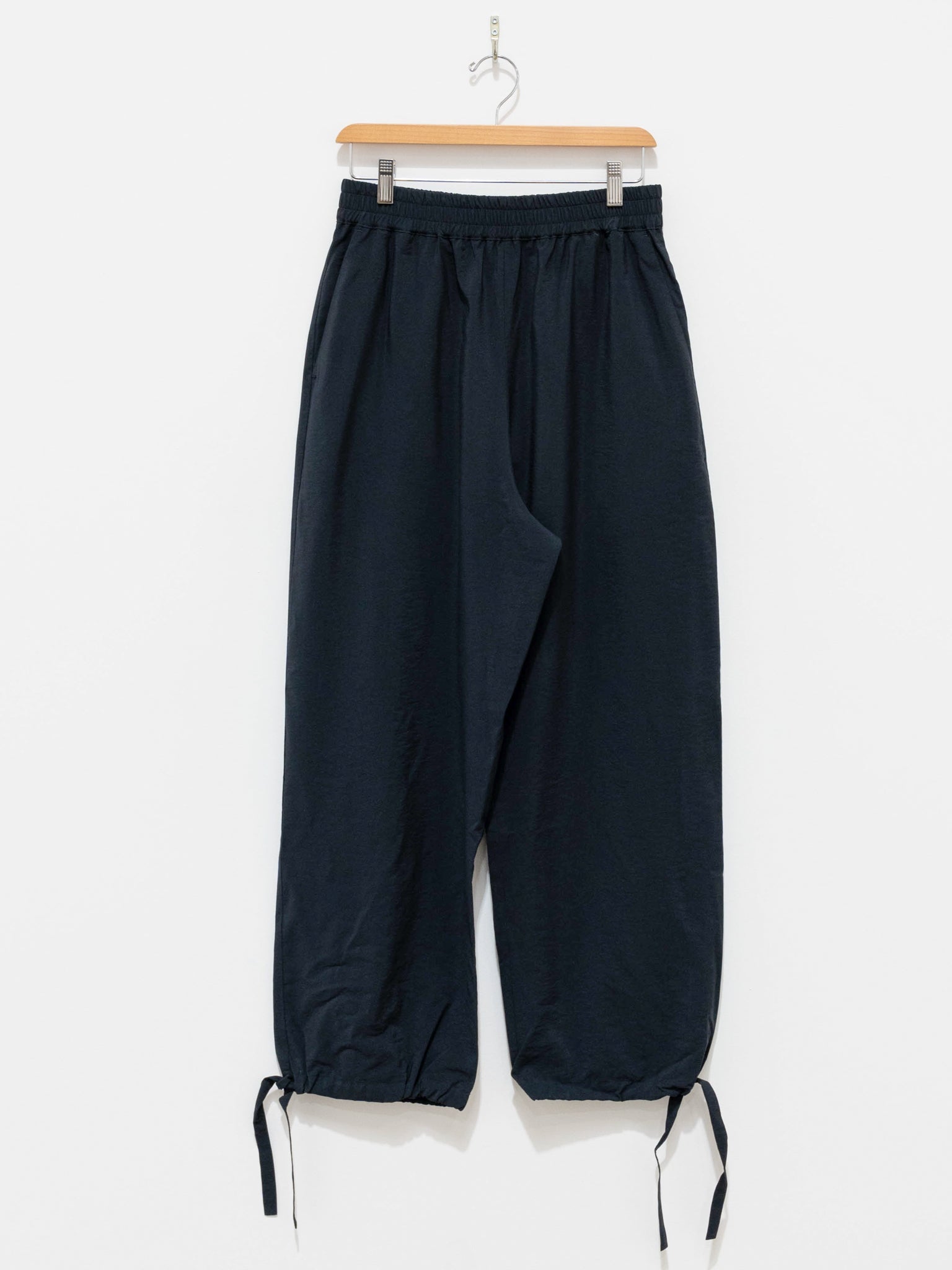 Namu Shop - Studio Nicholson Gia Wide Leg Drawcord Pants - Darkest Navy