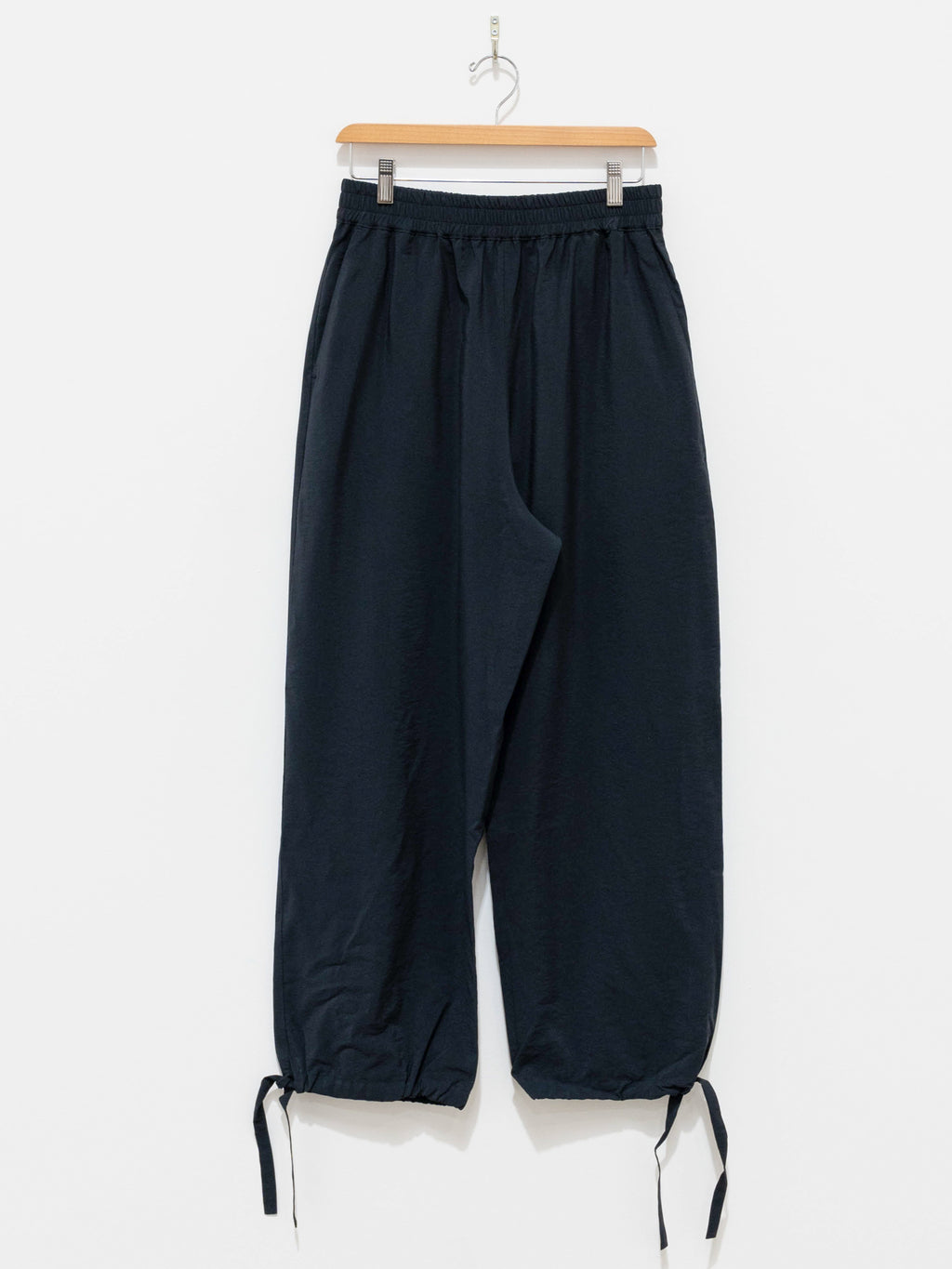 Namu Shop - Studio Nicholson Gia Wide Leg Drawcord Pants - Darkest Navy