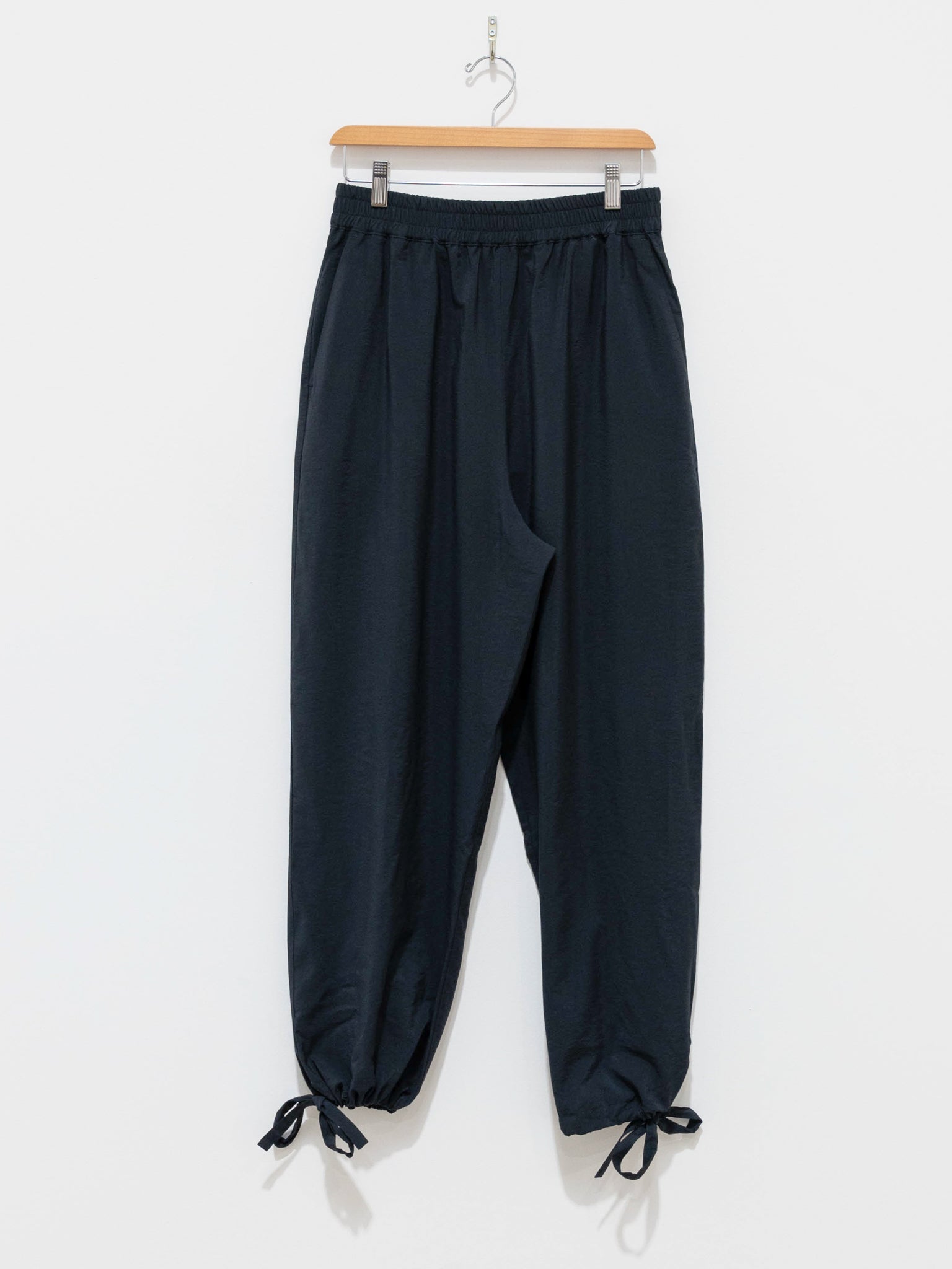Namu Shop - Studio Nicholson Gia Wide Leg Drawcord Pants - Darkest Navy