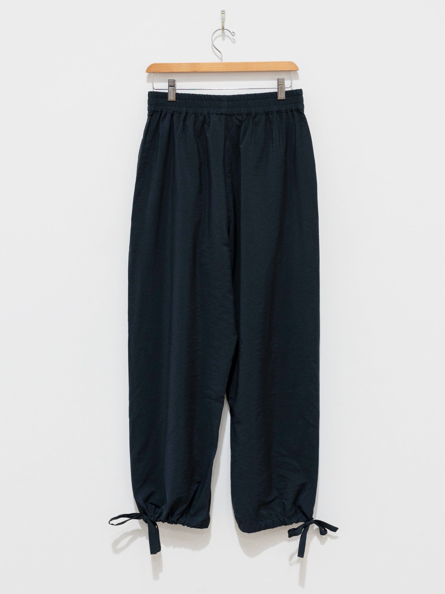 Namu Shop - Studio Nicholson Gia Wide Leg Drawcord Pants - Darkest Navy