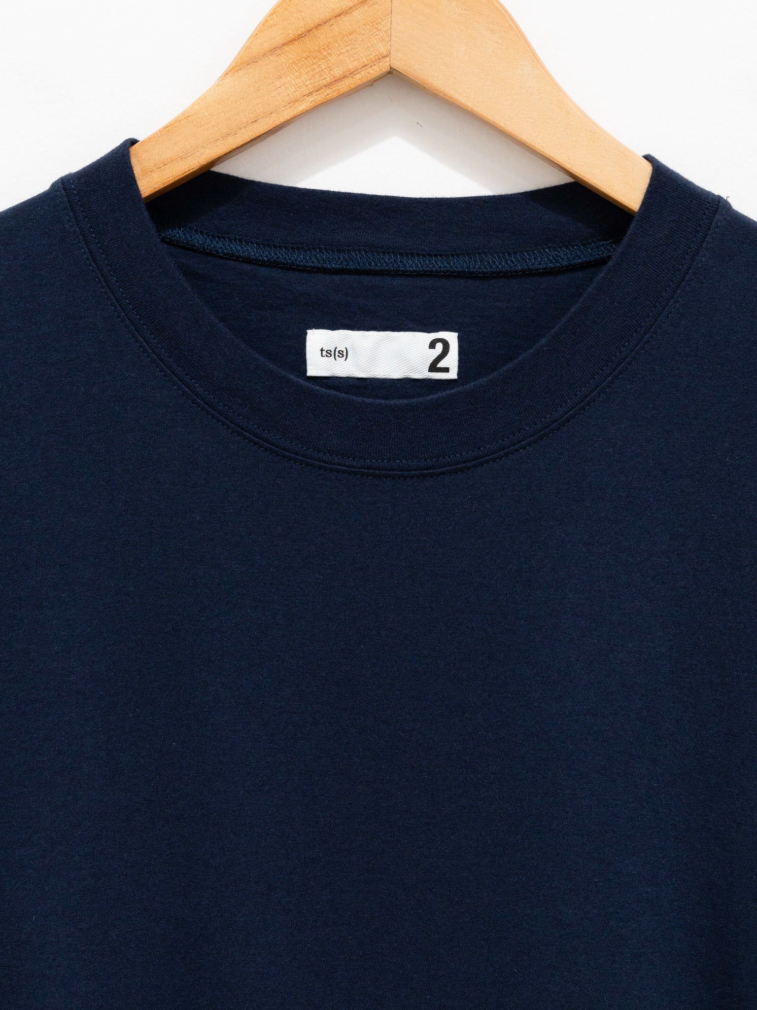 Namu Shop - ts(s) High Gauge Jersey Crewneck T-Shirt - Navy