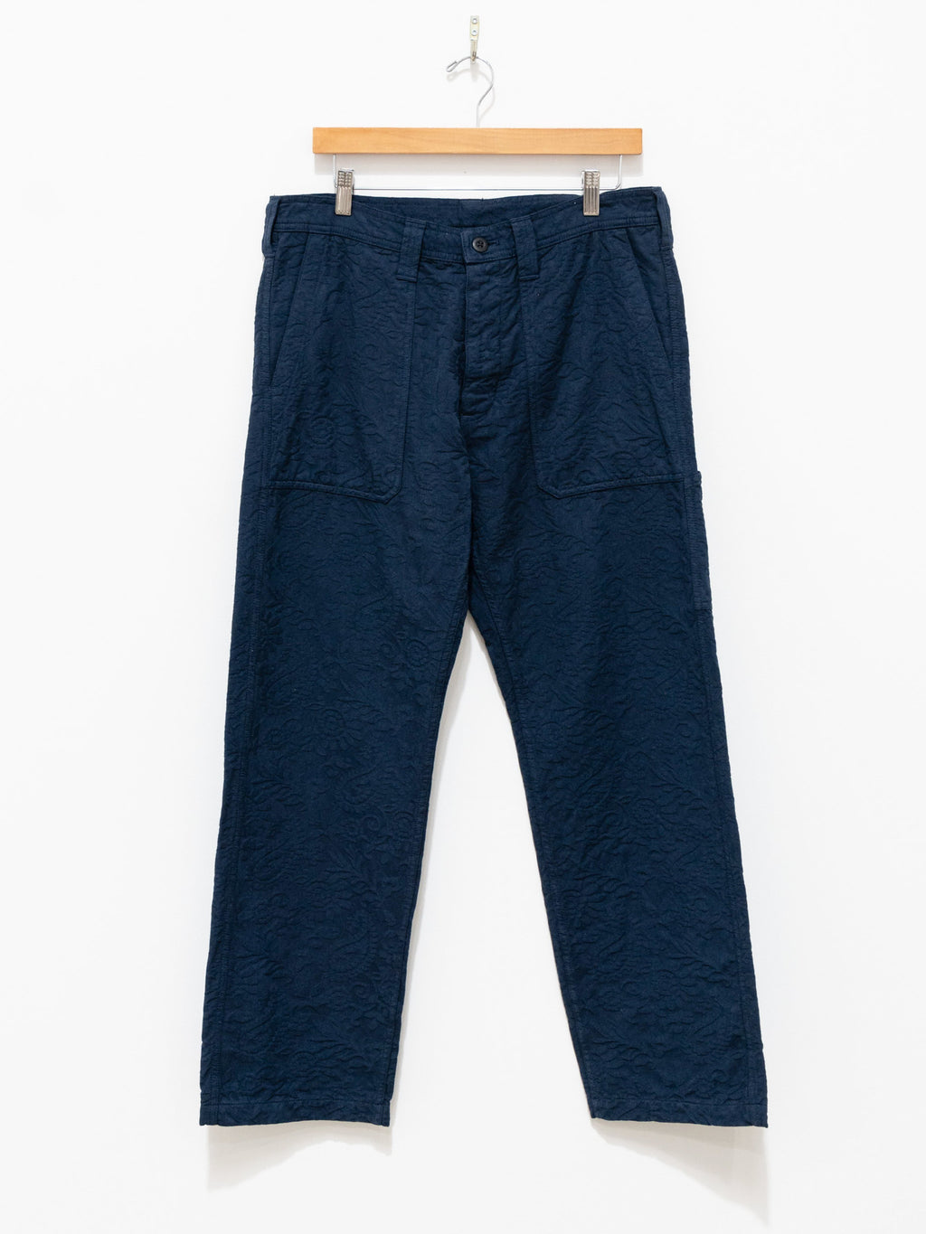 Namu Shop - ts(s) Garment Dye Paisley Fatigue Pants - Navy