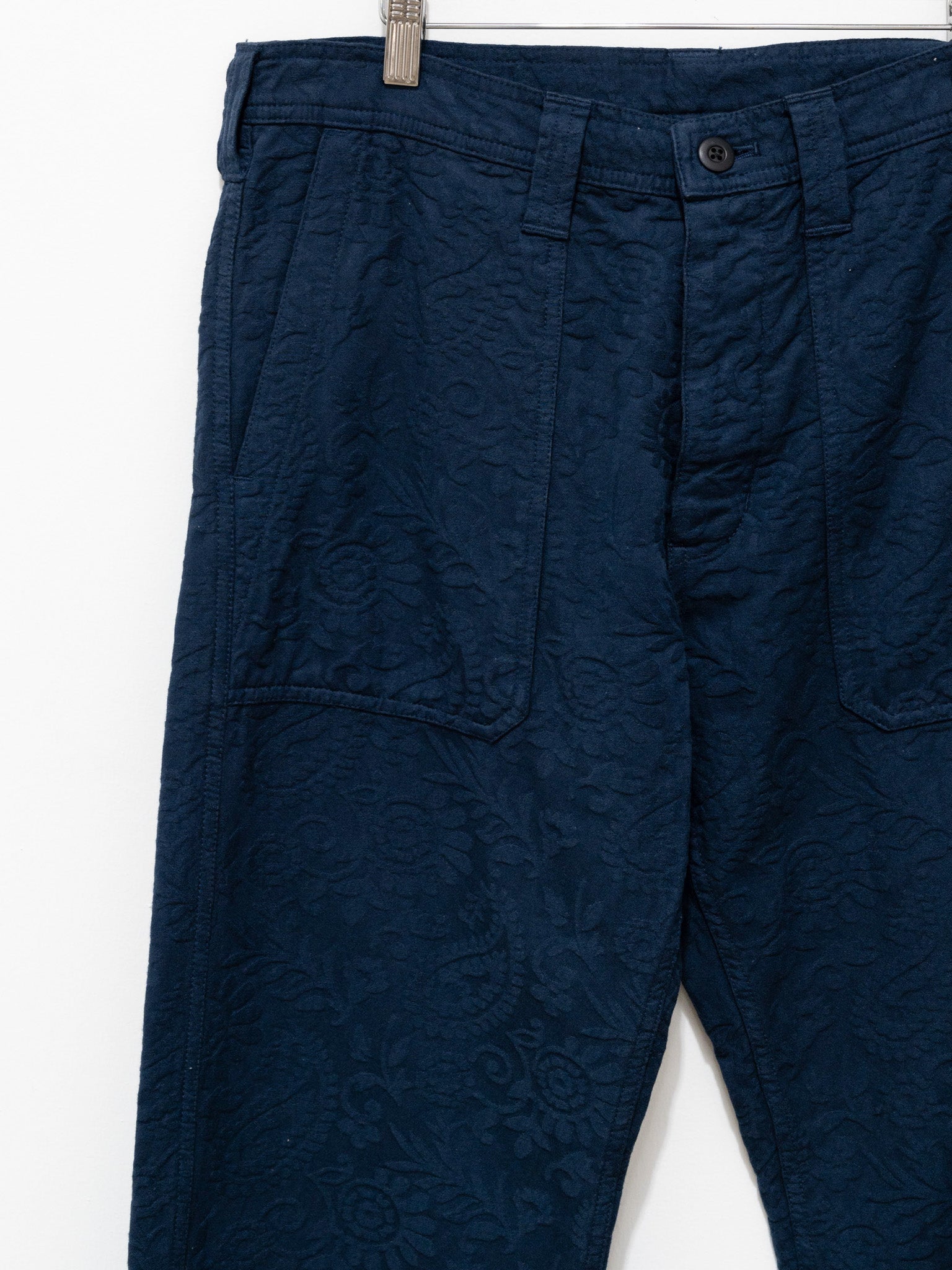 Namu Shop - ts(s) Garment Dye Paisley Fatigue Pants - Navy