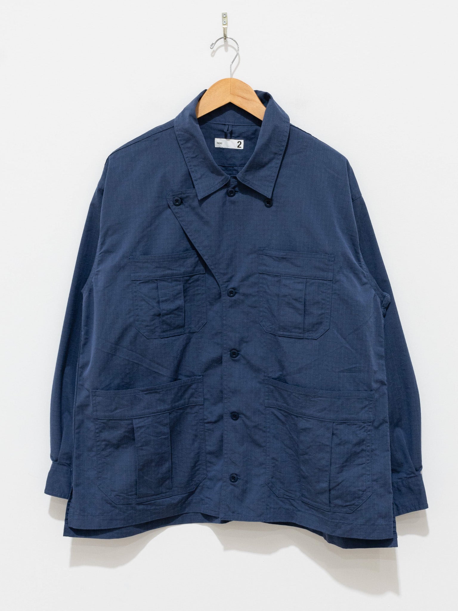 Namu Shop ts(s) Ripstop Military Shirt Jacket Blue