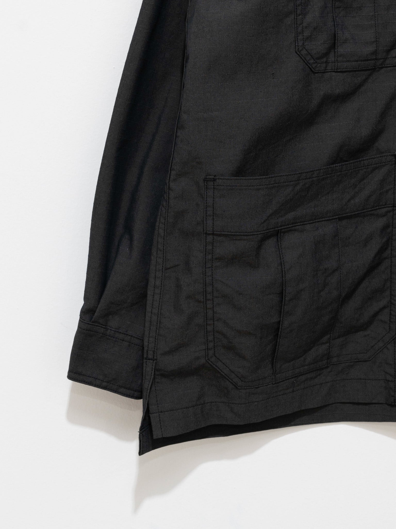 Namu Shop - ts(s) Ripstop Military Shirt Jacket - Charcoal