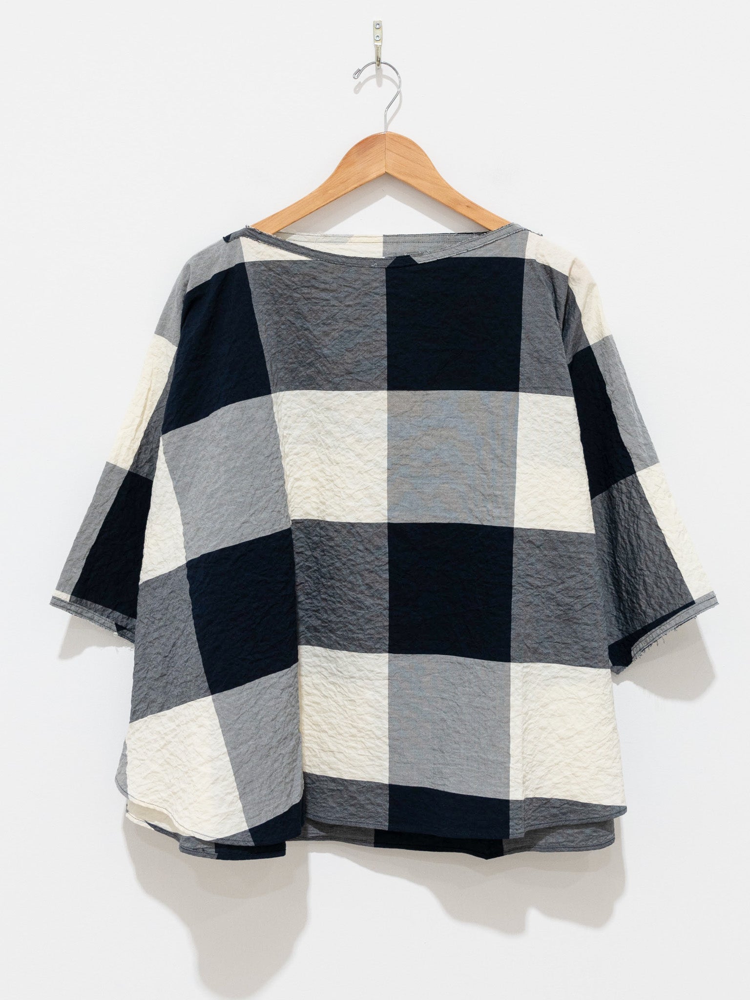 Namu Shop - Toogood The Seafarer Top - Giant Gingham Raw Flint