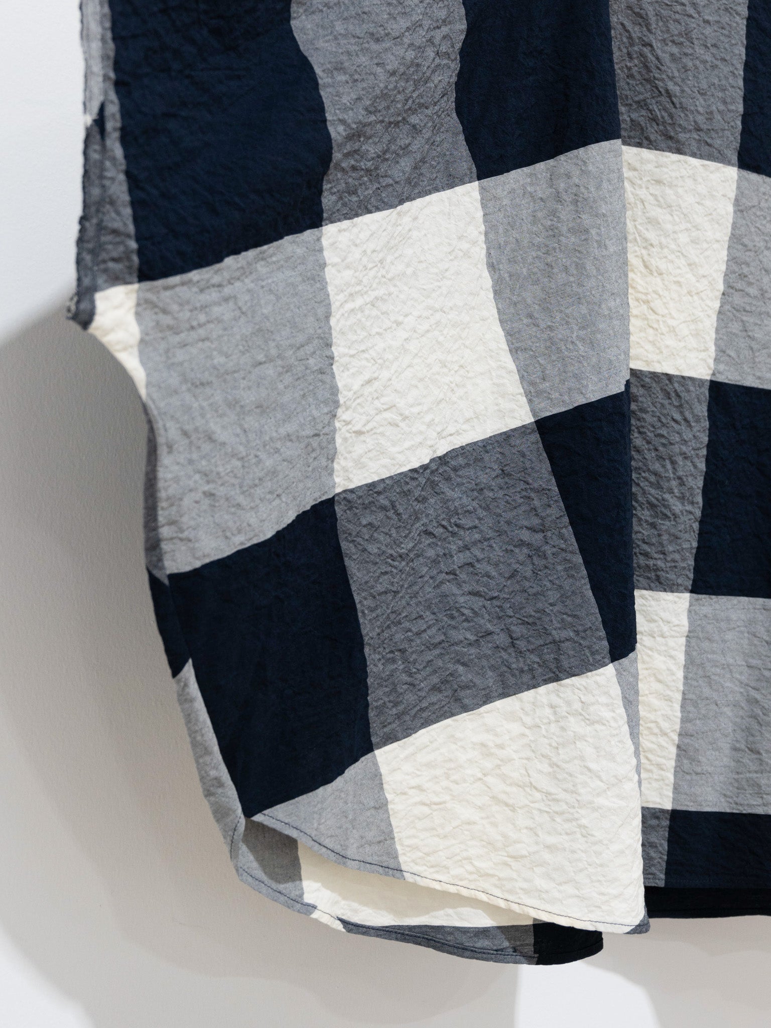 Namu Shop - Toogood The Seafarer Top - Giant Gingham Raw Flint