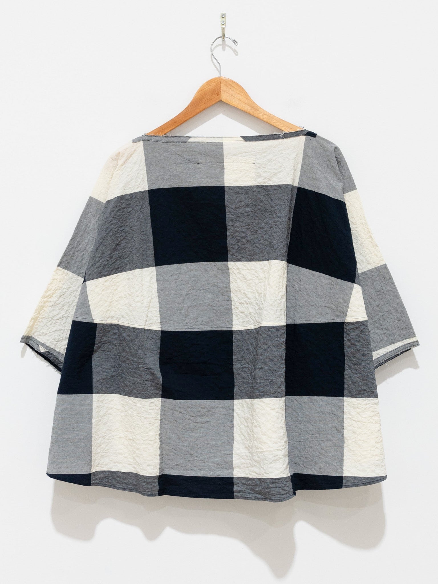 Namu Shop - Toogood The Seafarer Top - Giant Gingham Raw Flint