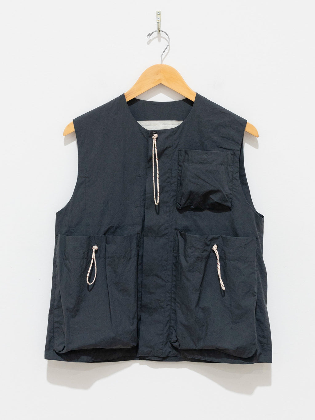 Namu Shop - Toogood The Roper Gilet - Papery Cotton Tar