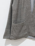 Namu Shop - ts(s) Honeycomb Jersey Lined Easy Cardigan - Gray