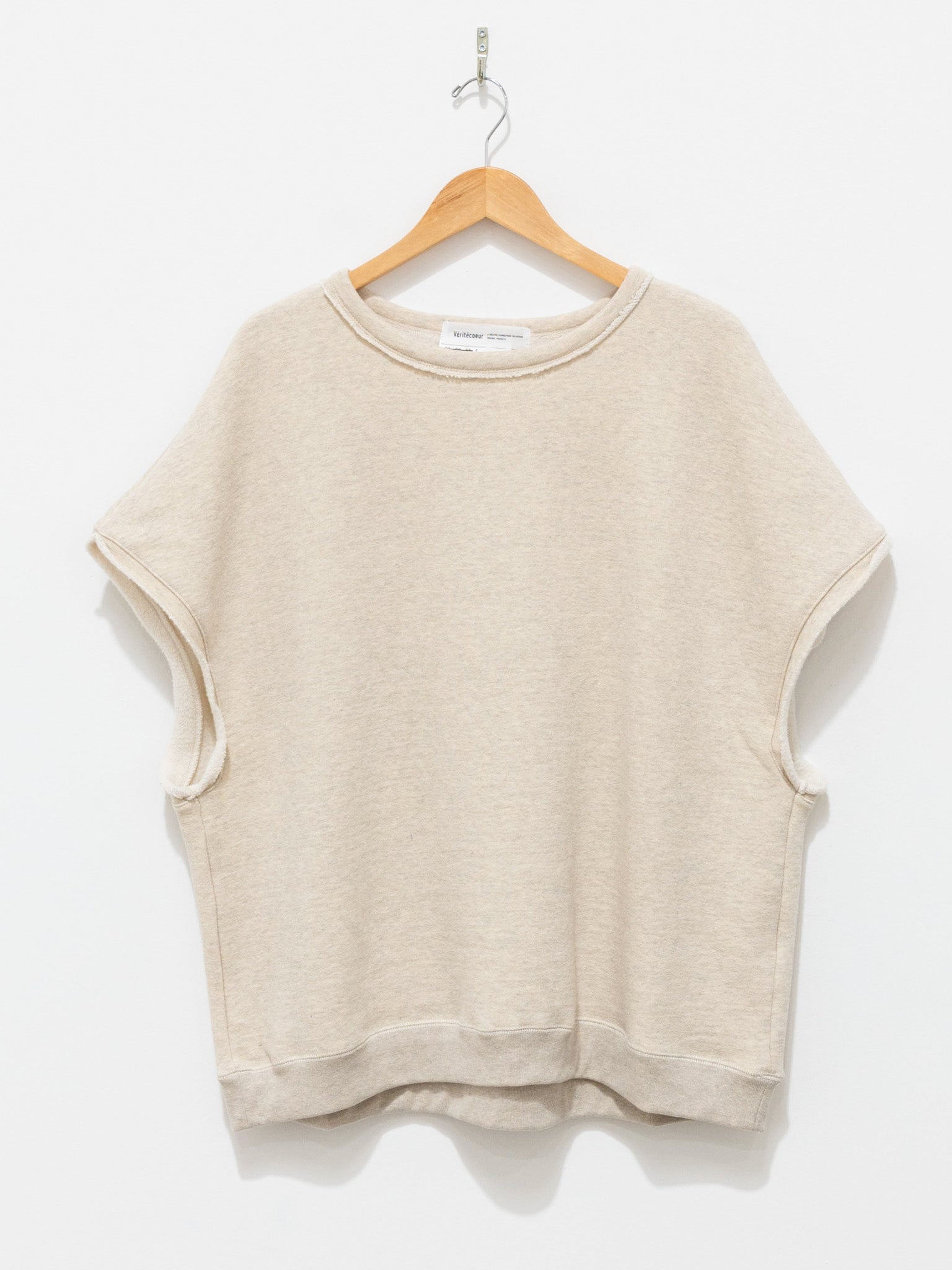 Namu Shop - Veritecoeur Sweatshirt Vest - Oatmeal