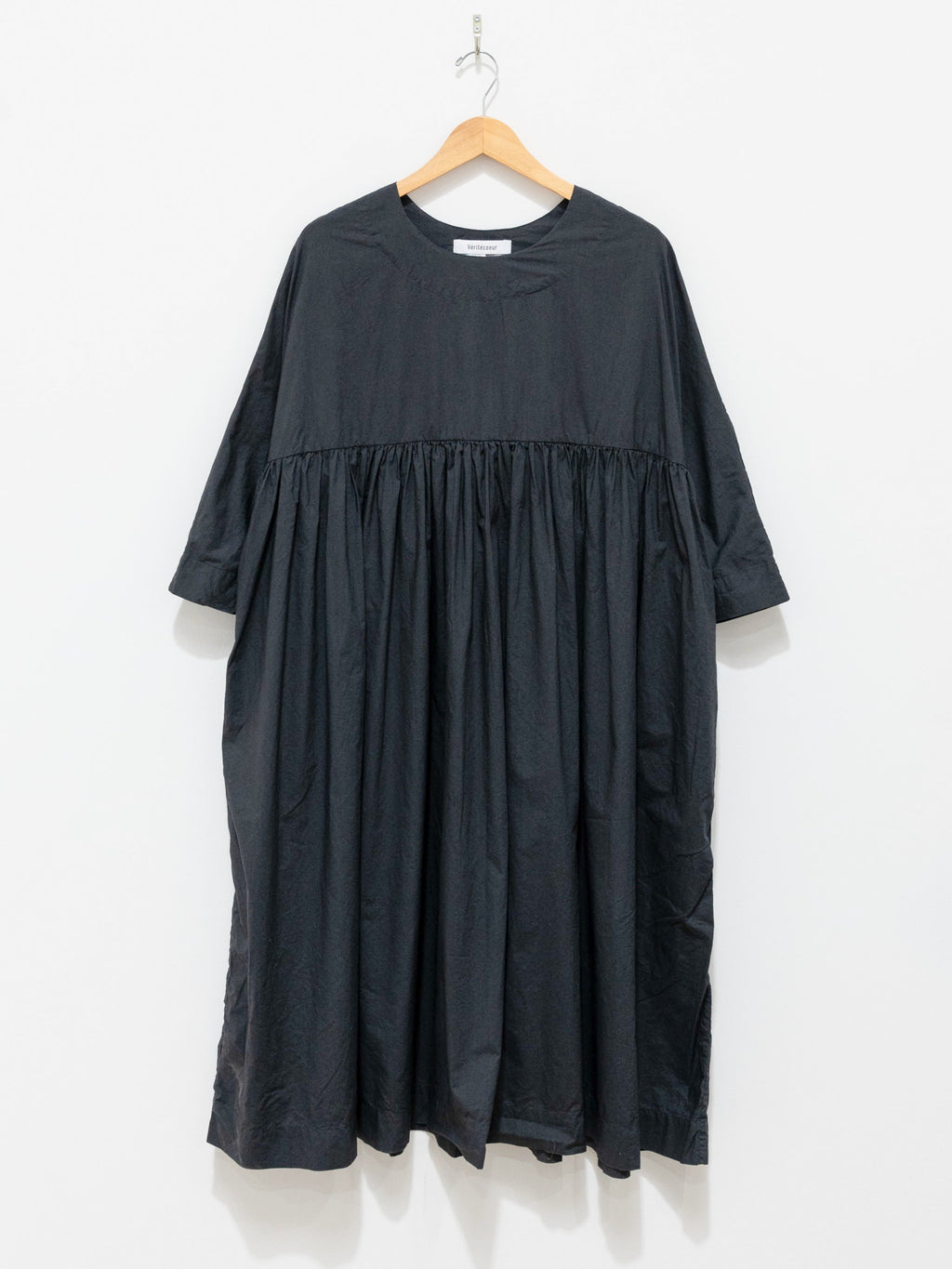 Namu Shop - Veritecoeur Gather Dress - Sumikuro