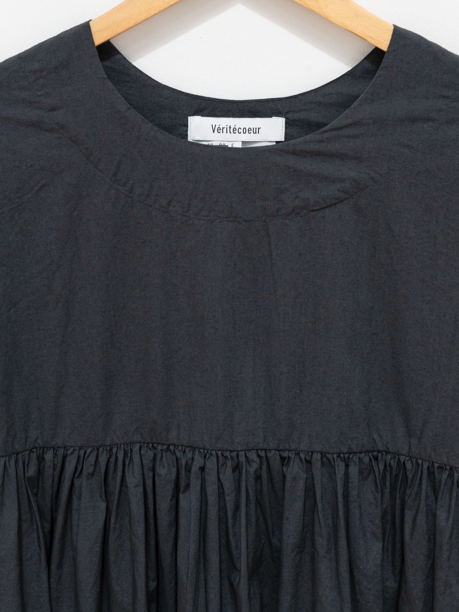 Namu Shop - Veritecoeur Gather Dress - Sumikuro