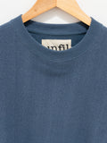 Namu Shop - Unfil Cotton & Paper Terry Sweatshirt - Graphite Blue