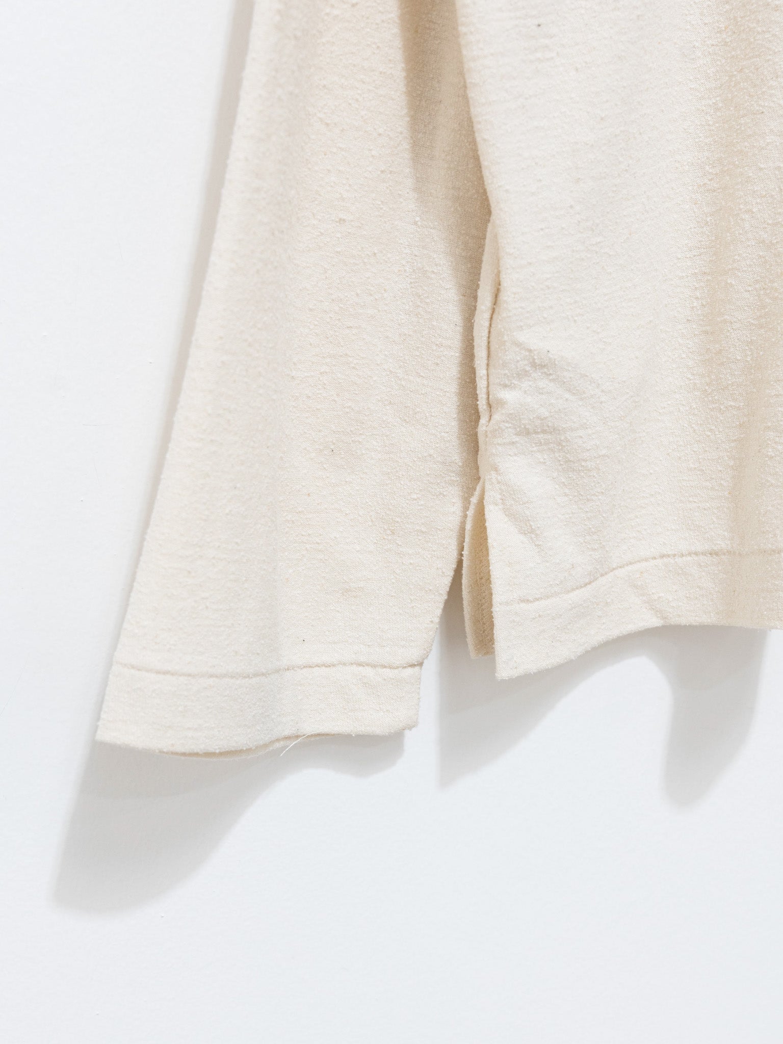 Namu Shop - Unfil Raw Silk Jersey L/S Tee - Natural