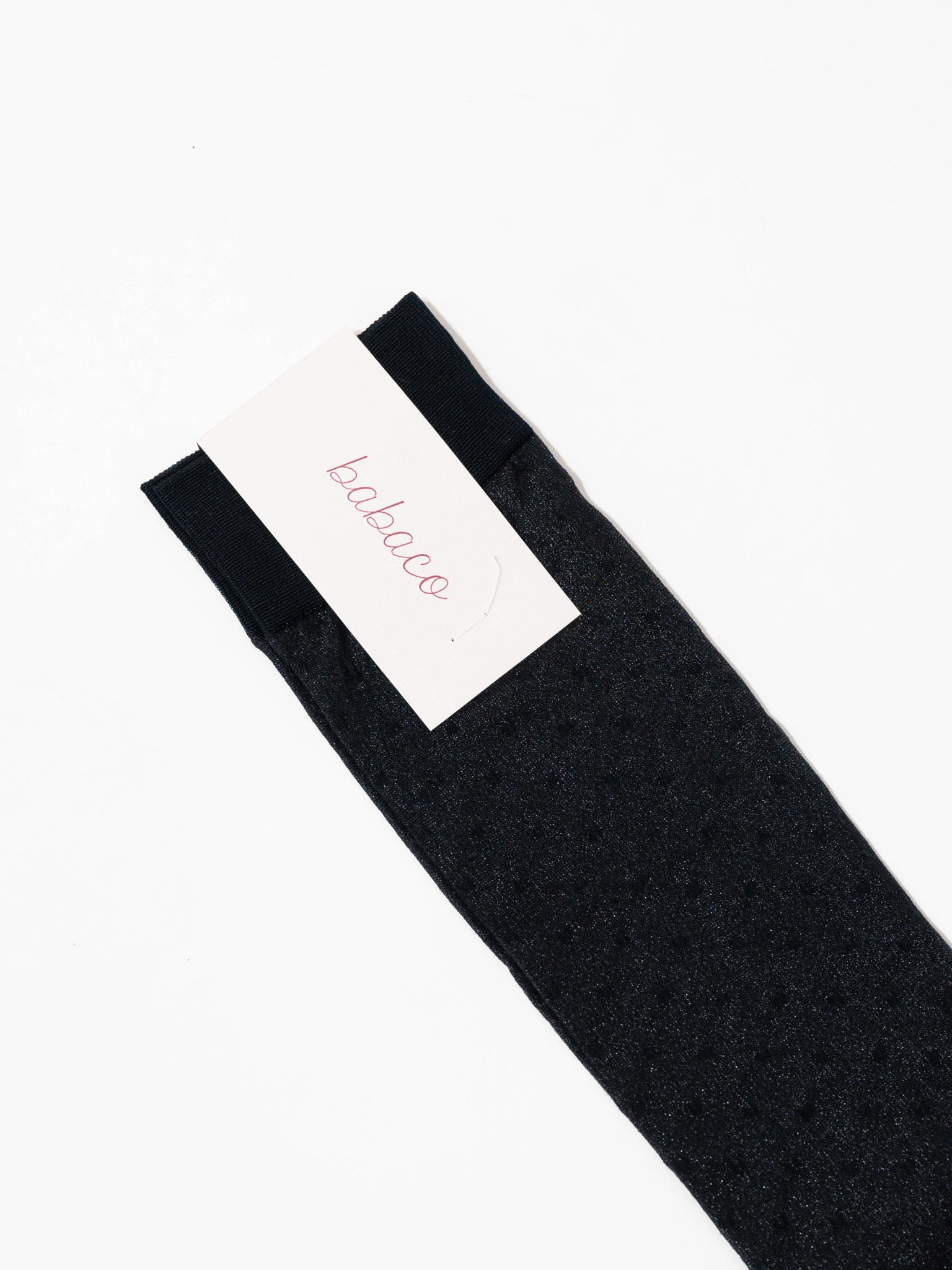 Namu Shop - Babaco Pin Dot Stocking - Beige, Black