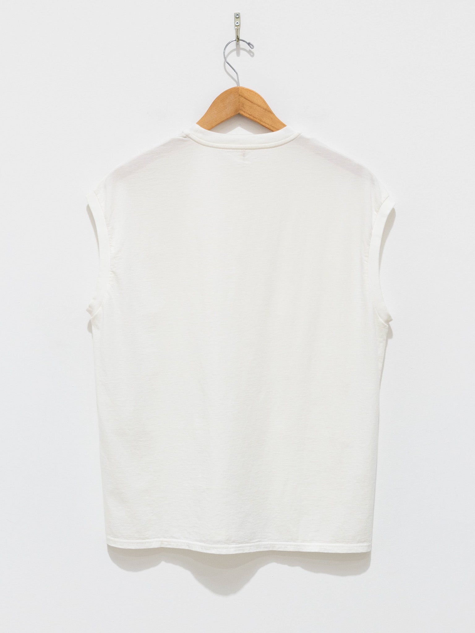 Namu Shop - Babaco Square Patterned Sleeveless Tee - White