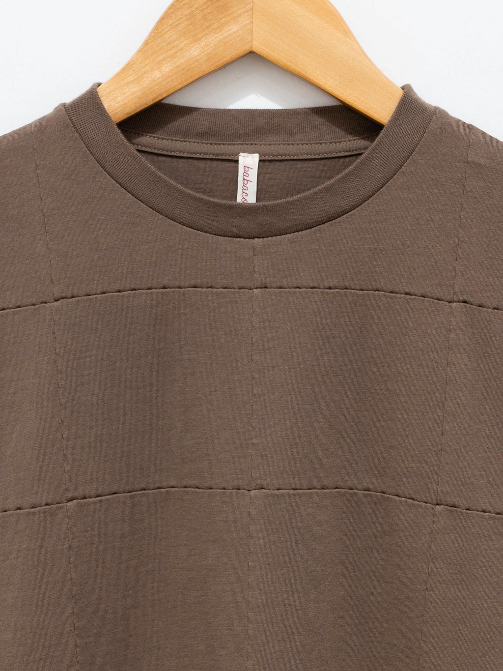 Namu Shop - Babaco Square Patterned Tee - Brown