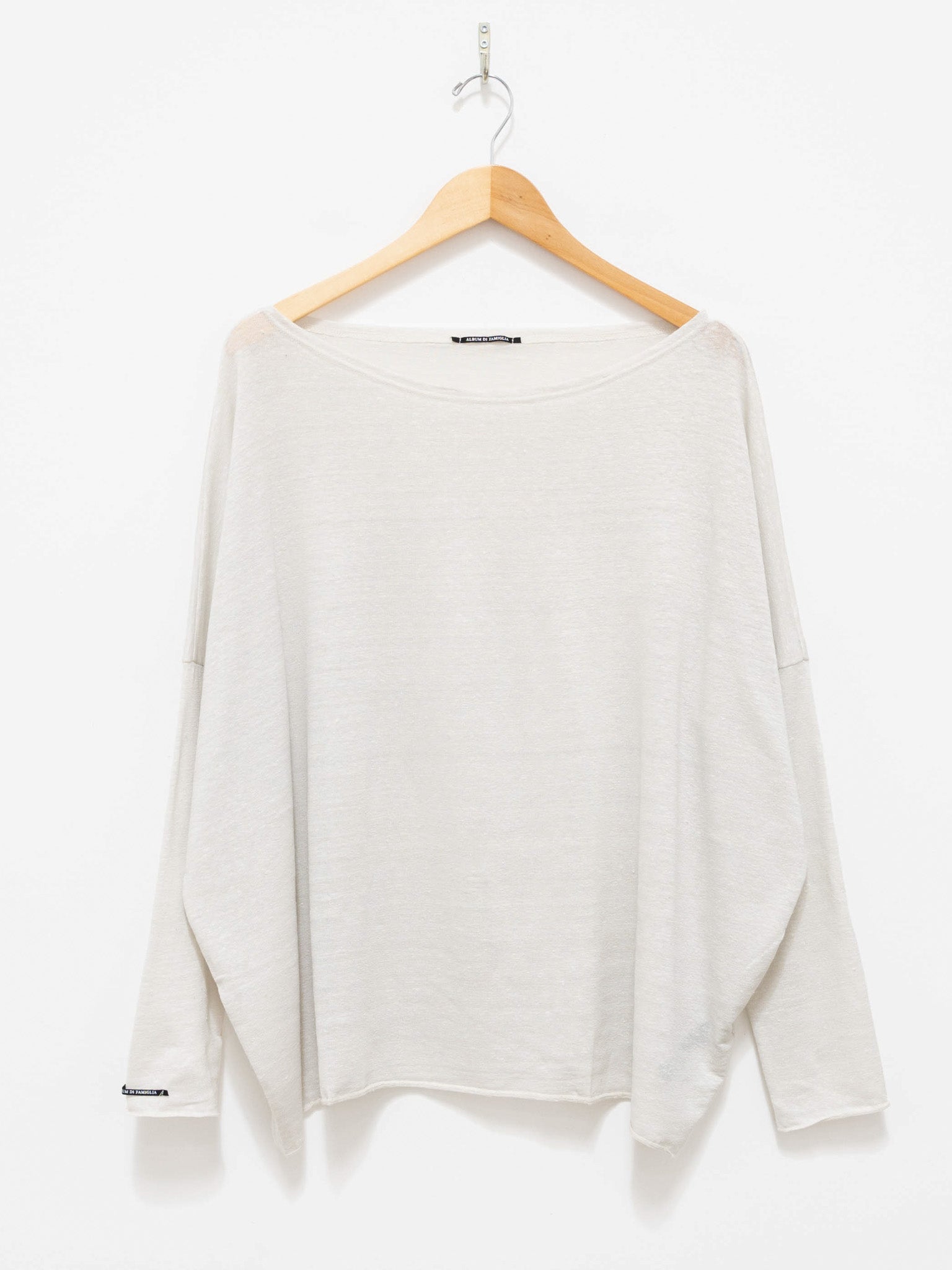 Namu Shop - Album di Famiglia Linen Jumper - Milk