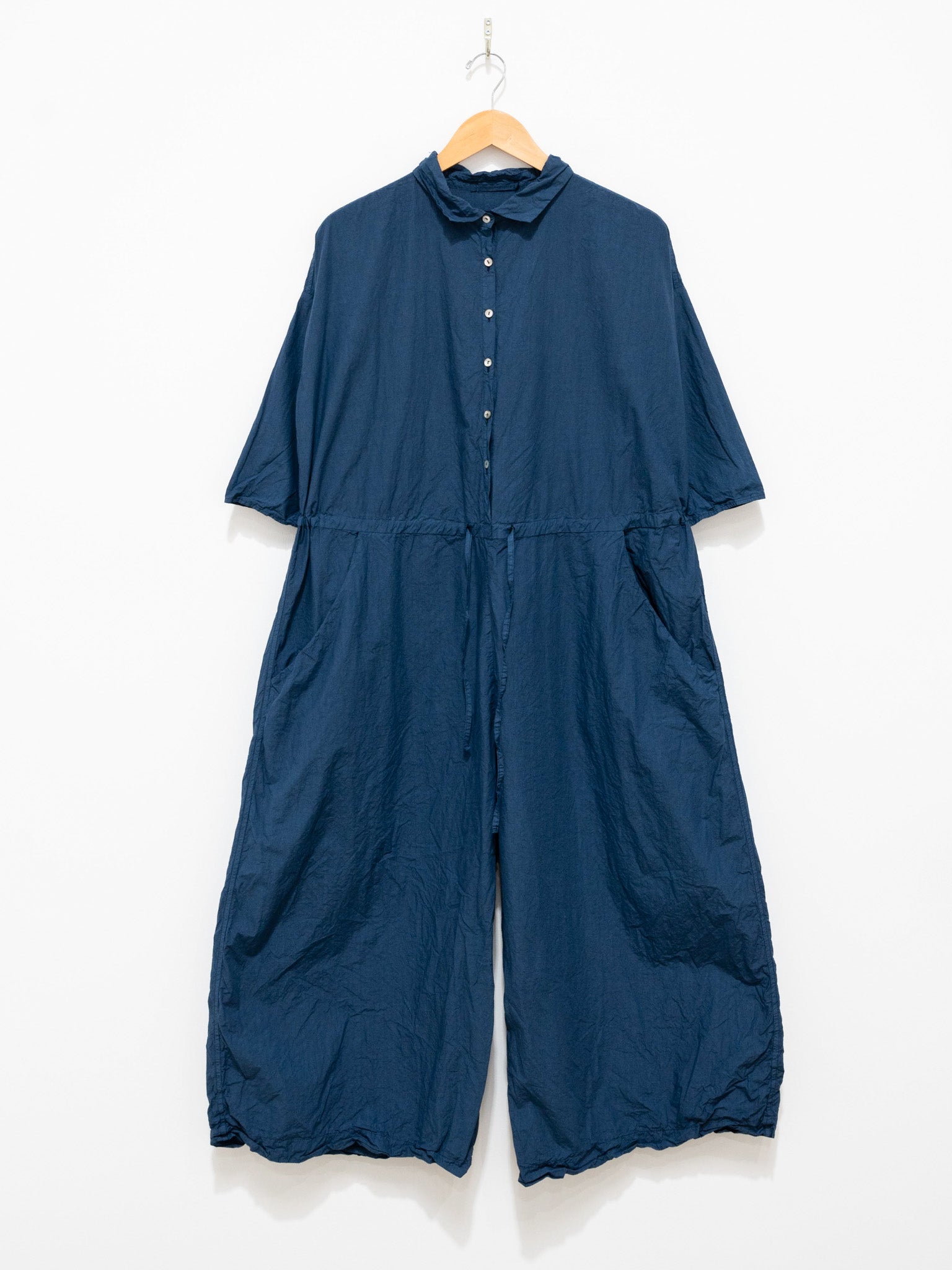 Namu Shop - Album di Famiglia Collar Jumpsuit TC - Navy