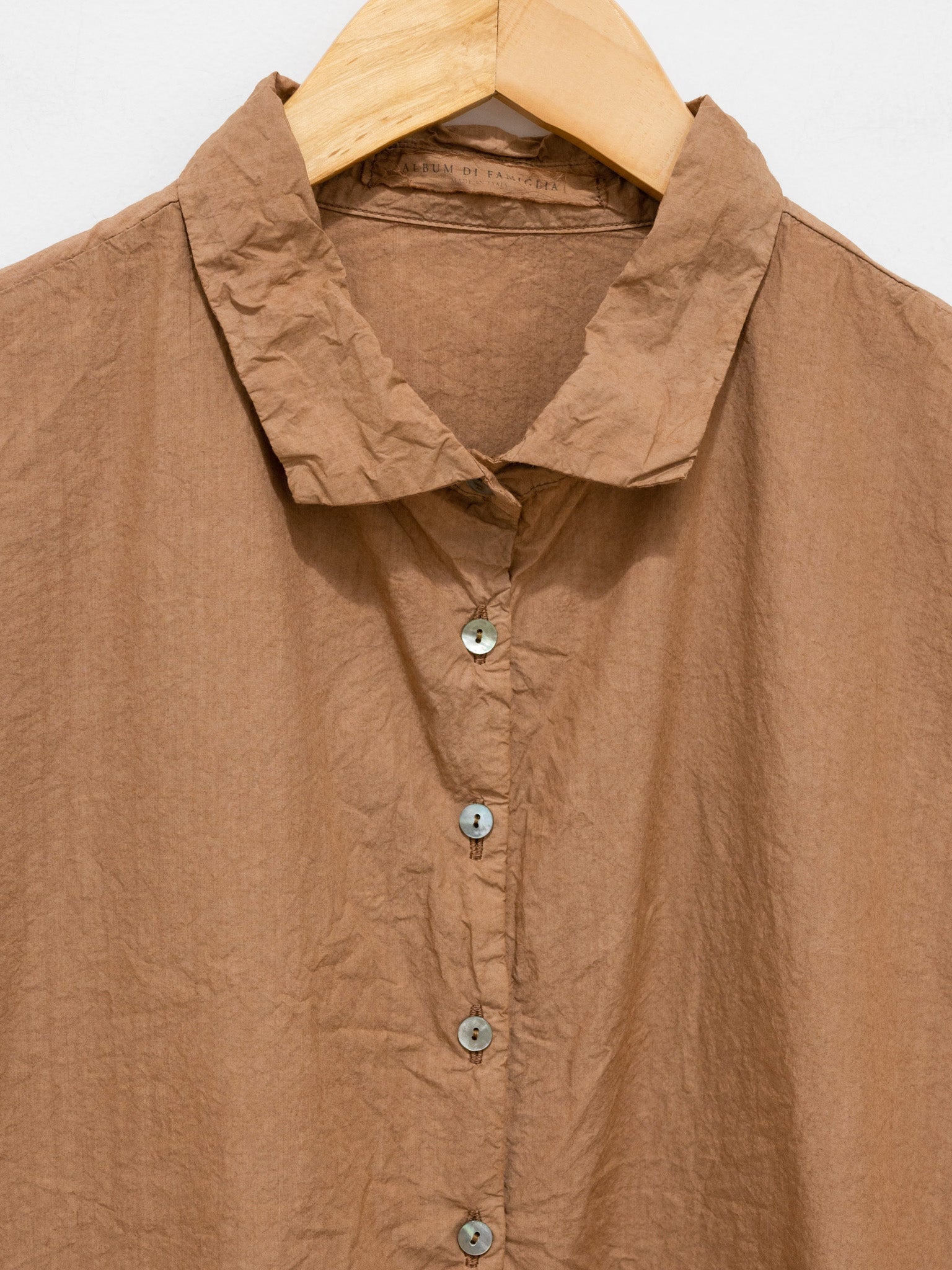 Namu Shop - Album di Famiglia Short Collar Shirt TC - Pottery