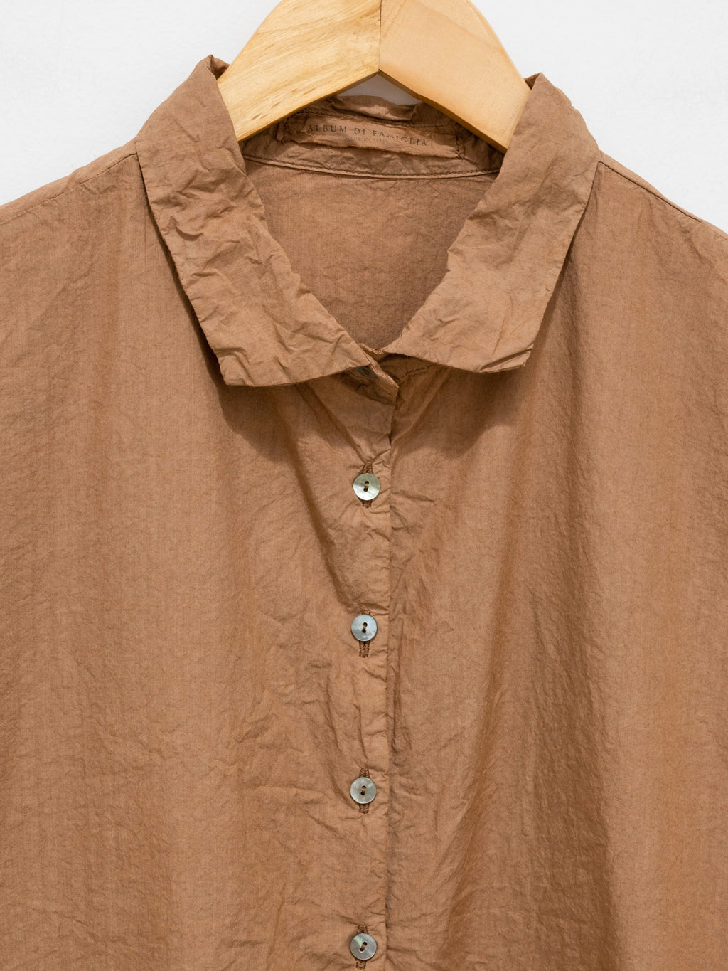 Namu Shop - Album di Famiglia Short Collar Shirt TC - Pottery