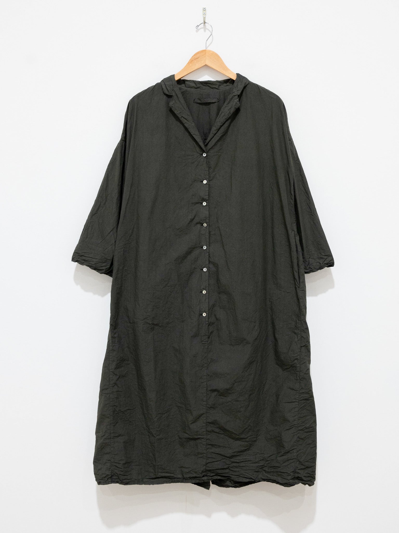 Namu Shop - Album di Famiglia Tailored Collared Dress TC - Moss