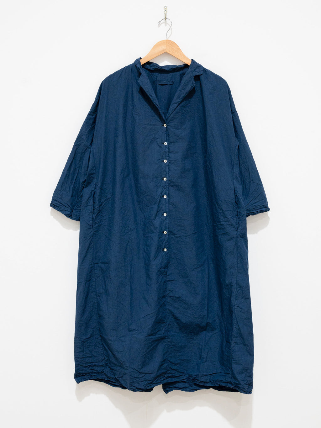 Namu Shop - Album di Famiglia Tailored Collared Dress TC - Navy