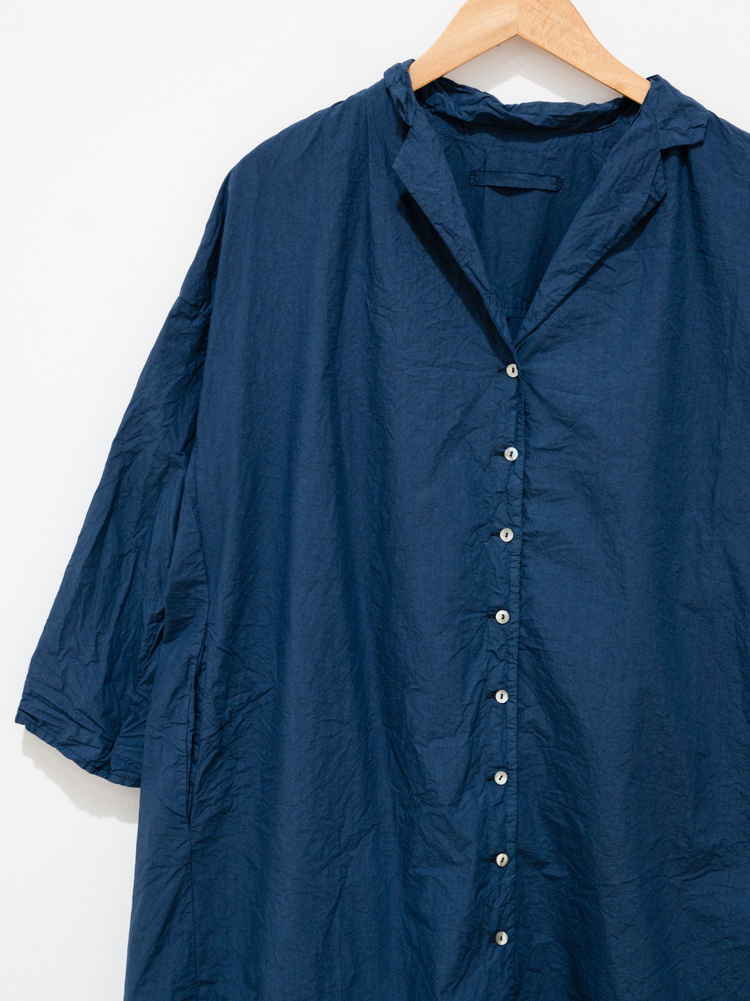 Namu Shop - Album di Famiglia Tailored Collared Dress TC - Navy