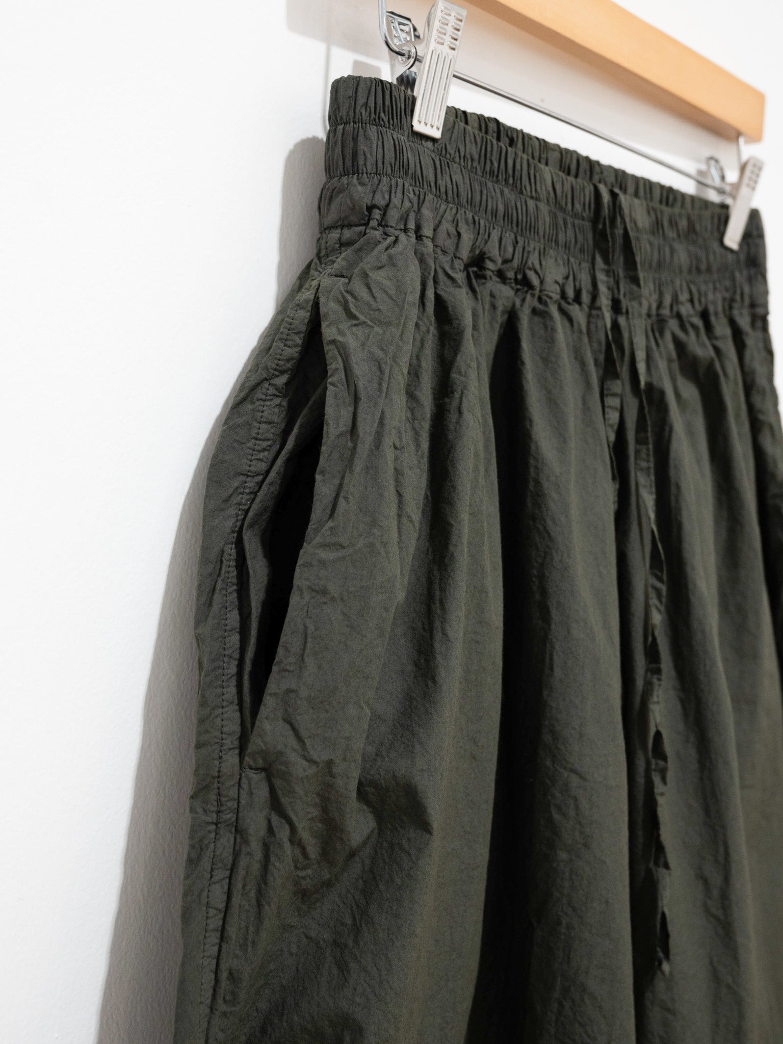 Namu Shop - Album di Famiglia Wide Trousers TC - Moss Namu Shop - Album di Famiglia Wide Trousers TC - Moss