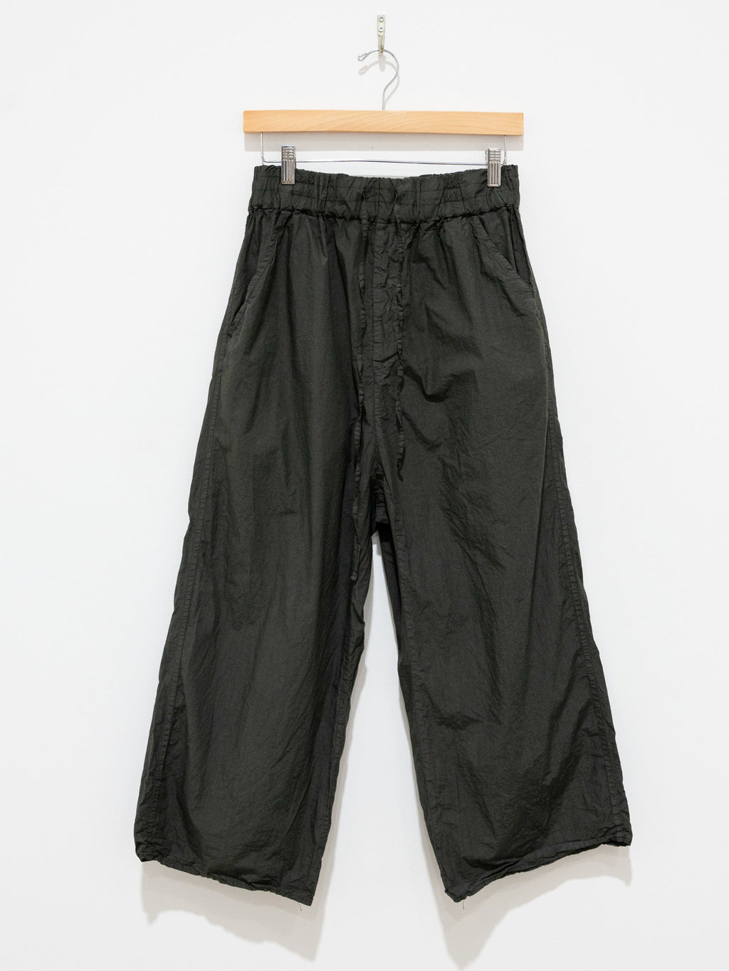 Namu Shop - Album di Famiglia Wide & Short Trousers TC - Moss