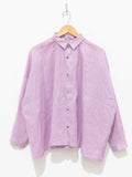 Namu Shop - Ichi Antiquites Color Linen Shirt - Violet