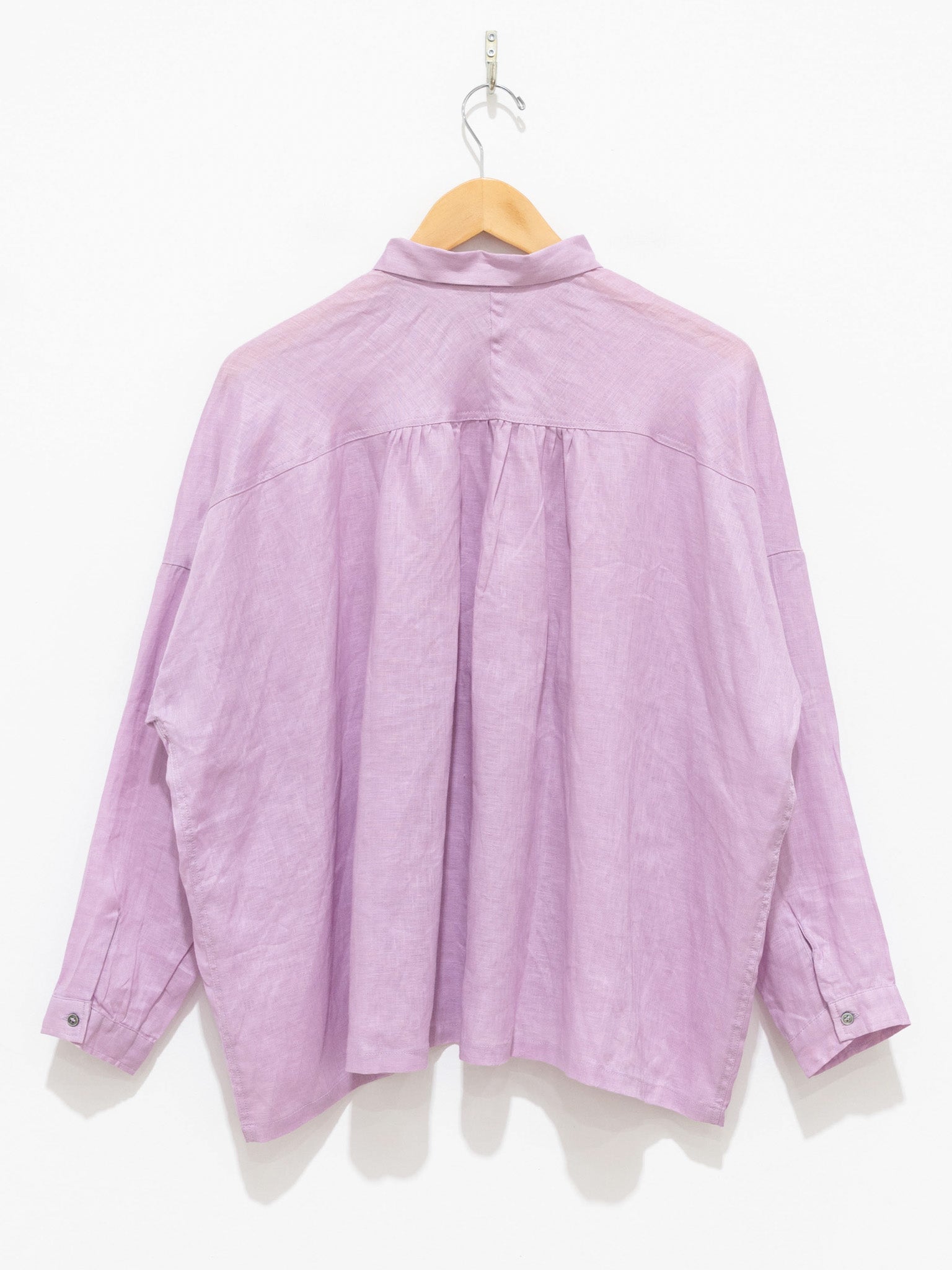 Namu Shop - Ichi Antiquites Color Linen Shirt - Violet