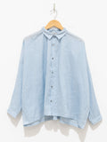 Namu Shop - Ichi Antiquites Color Linen Shirt - Light Blue