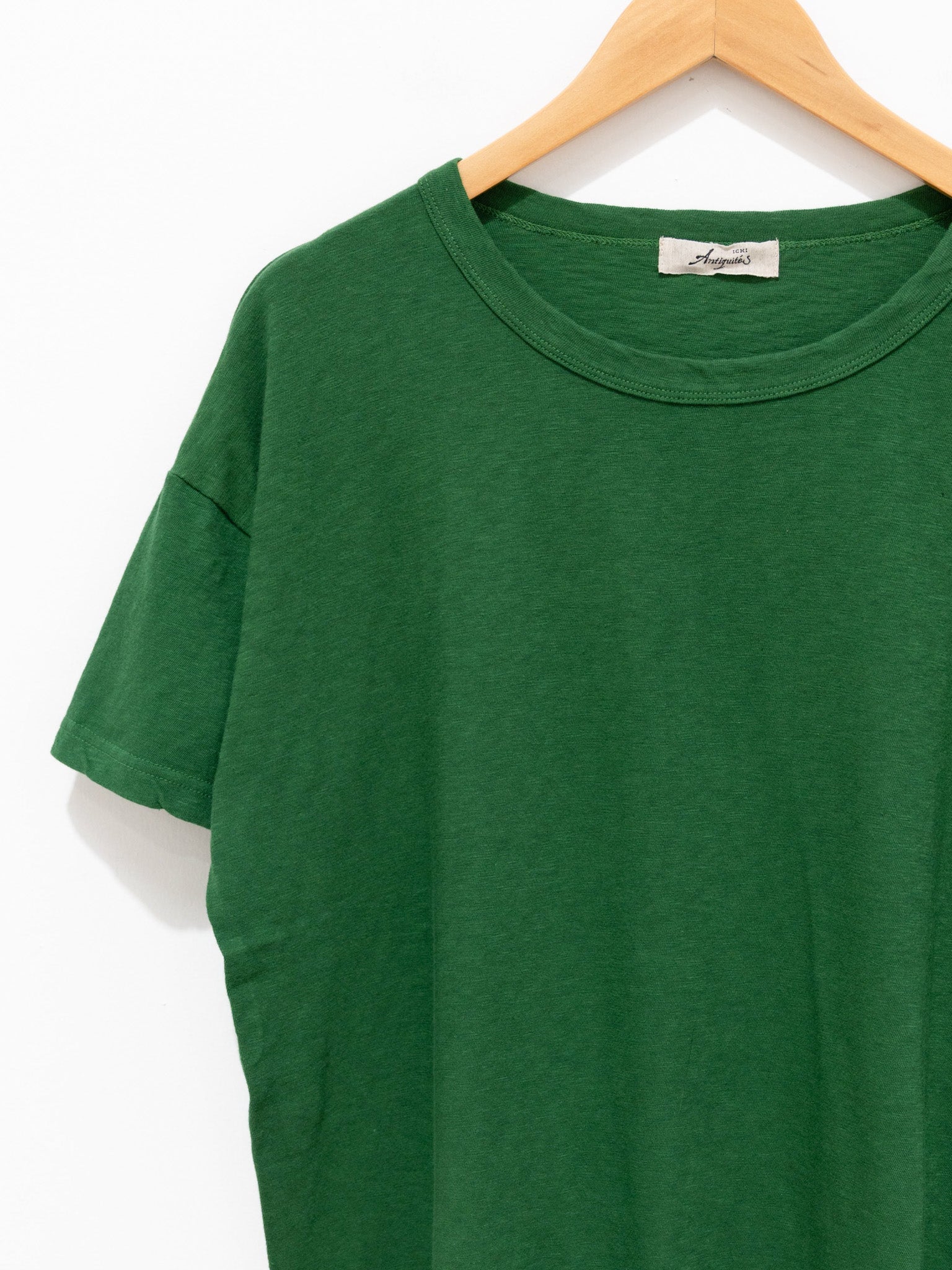 Namu Shop - Ichi Antiquites Cotton T-shirt - Green