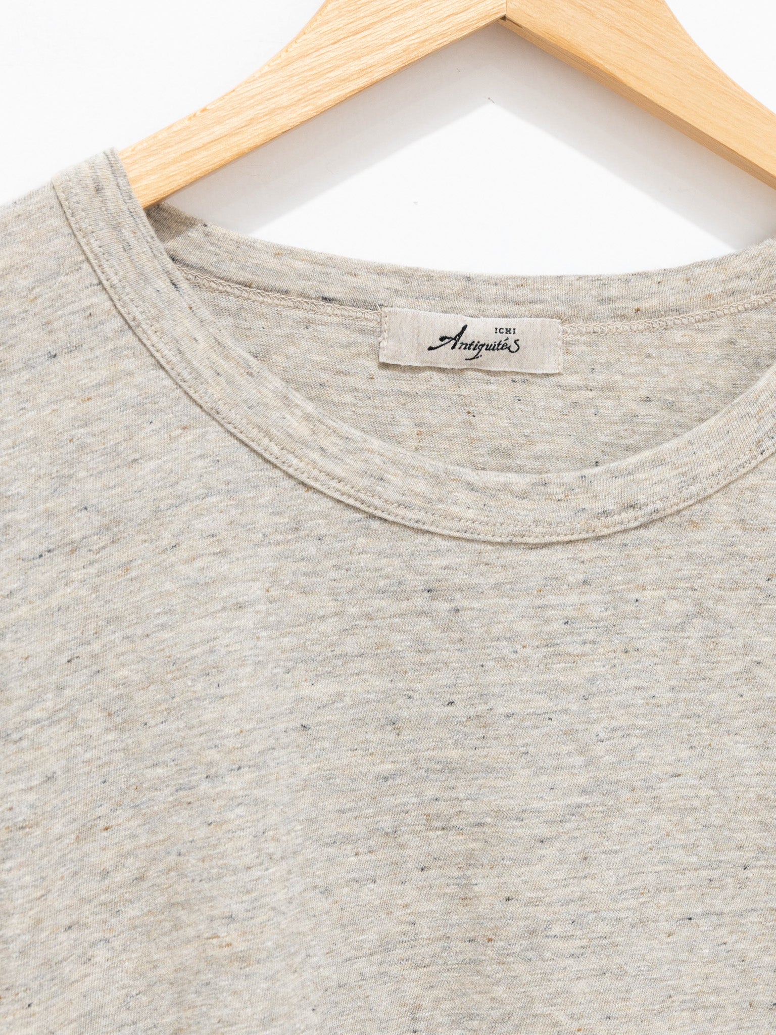Namu Shop - Ichi Antiquites Cotton T-shirt - Beige