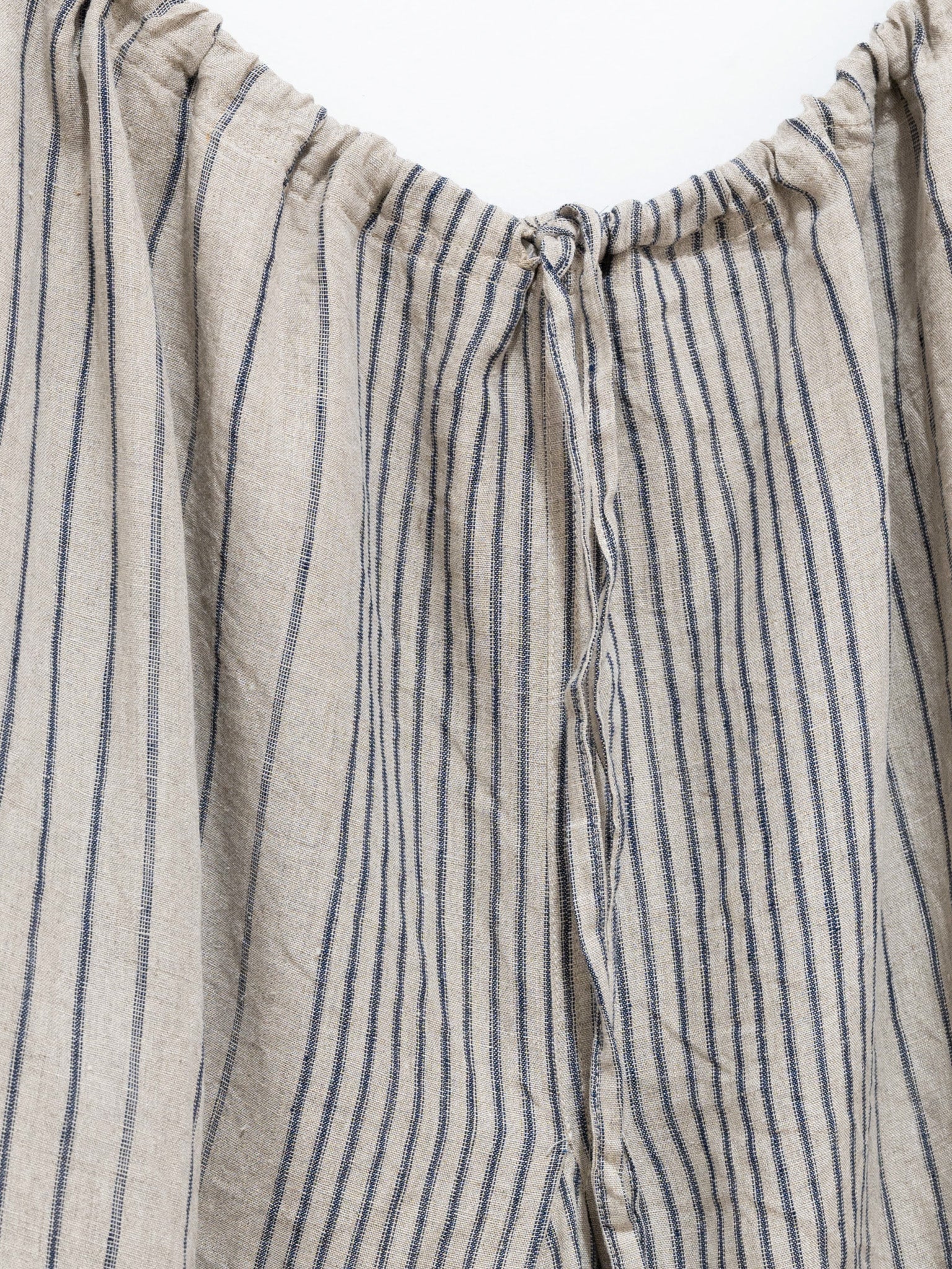 Namu Shop - Ichi Antiquites Linen Random Stripes Sarrouel