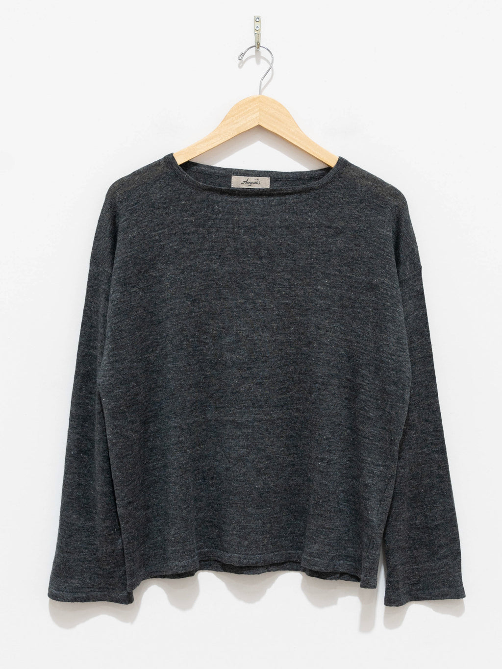 Namu Shop - Ichi Antiquites Linen Knit Pullover - Charcoal