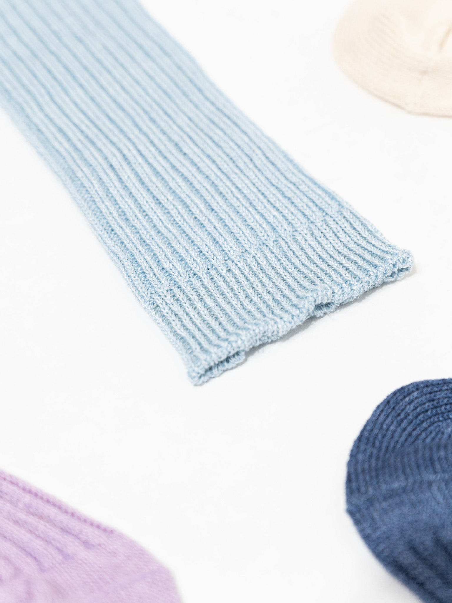 Namu Shop - Ichi Antiquites Linen Rib Socks - 4 Colors