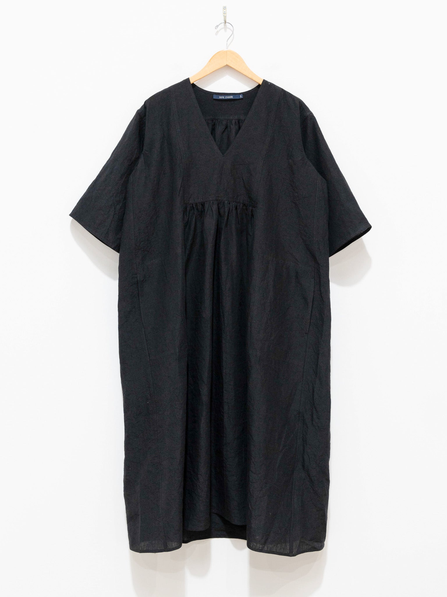 Namu Shop - Sofie D'Hoore Doralynn Linen Dress - Black