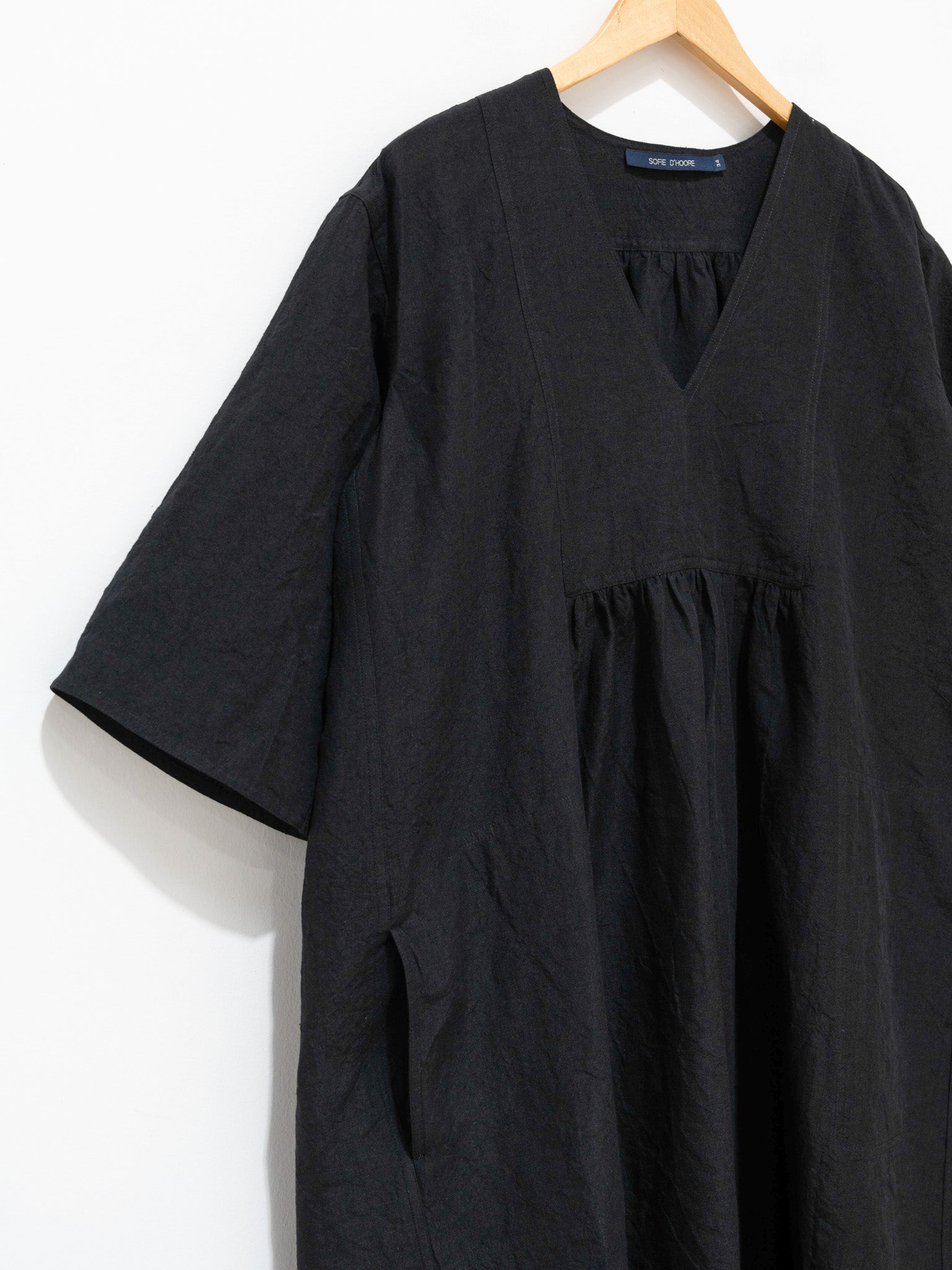 Namu Shop - Sofie D'Hoore Doralynn Linen Dress - Black