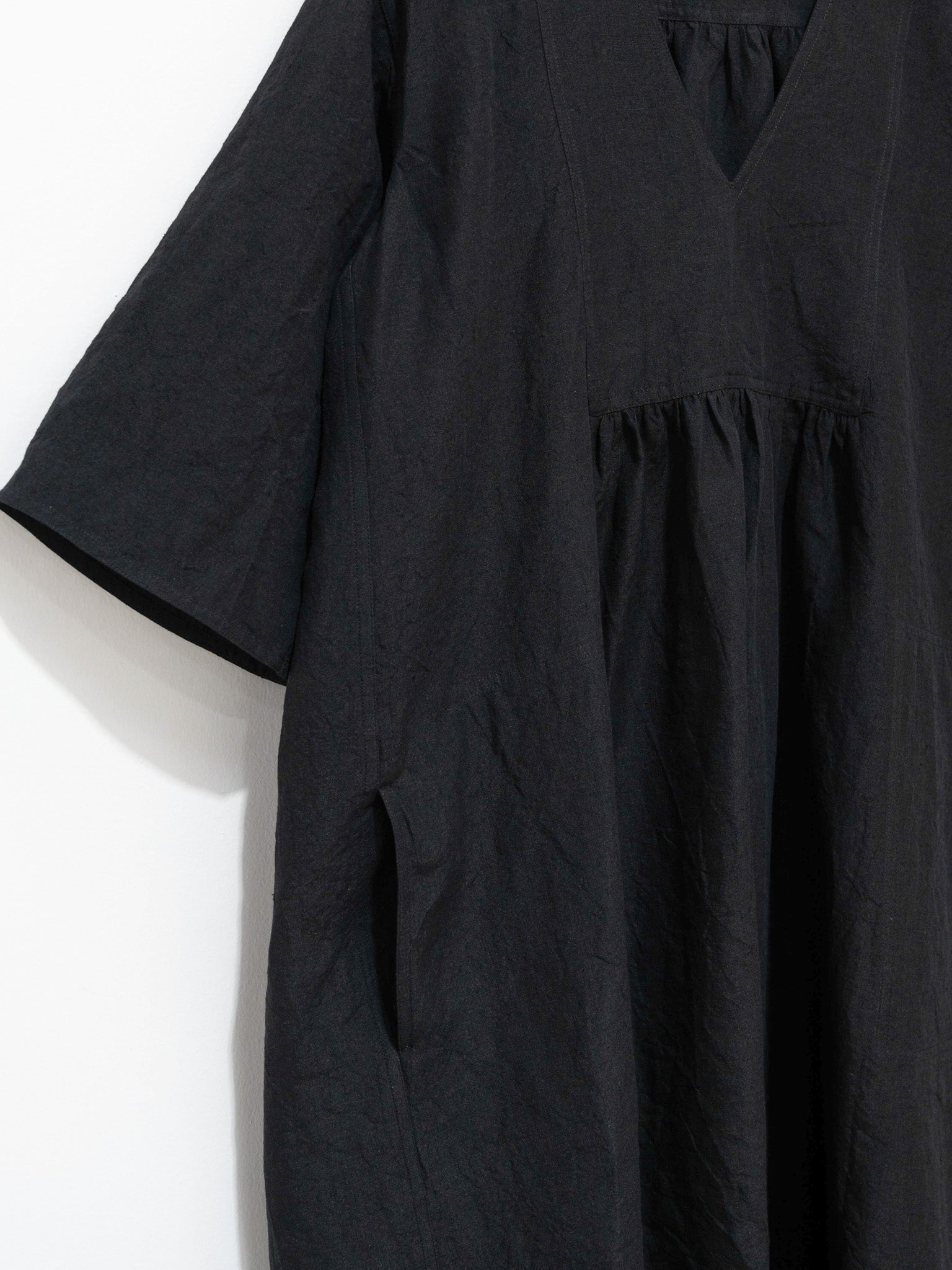 Namu Shop - Sofie D'Hoore Doralynn Linen Dress - Black