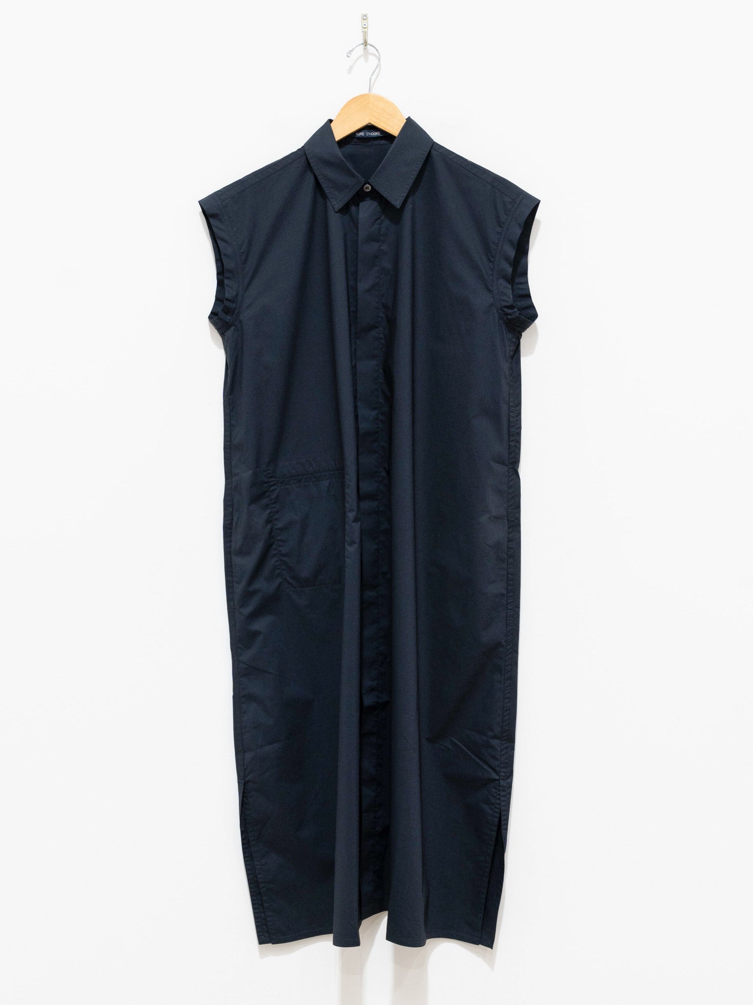 Namu Shop - Sofie D'Hoore Deb Cotton Poplin Dress - Black