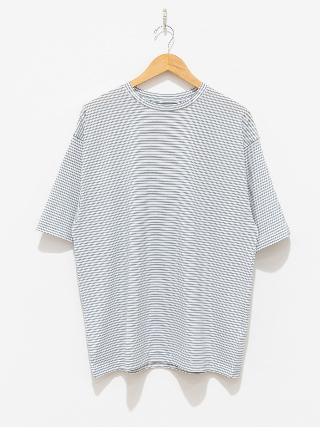 Namu Shop - Kaptain Sunshine Hard Twisted Border Jersey S/S Tee - White Border