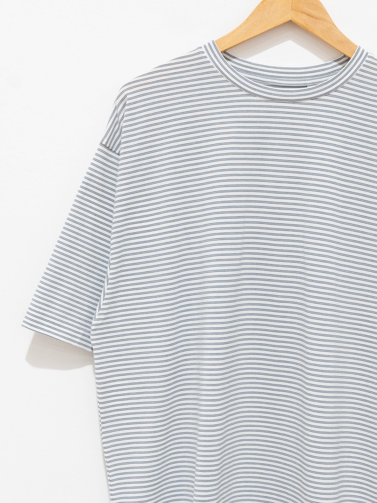 Namu Shop - Kaptain Sunshine Hard Twisted Border Jersey S/S Tee - White Border
